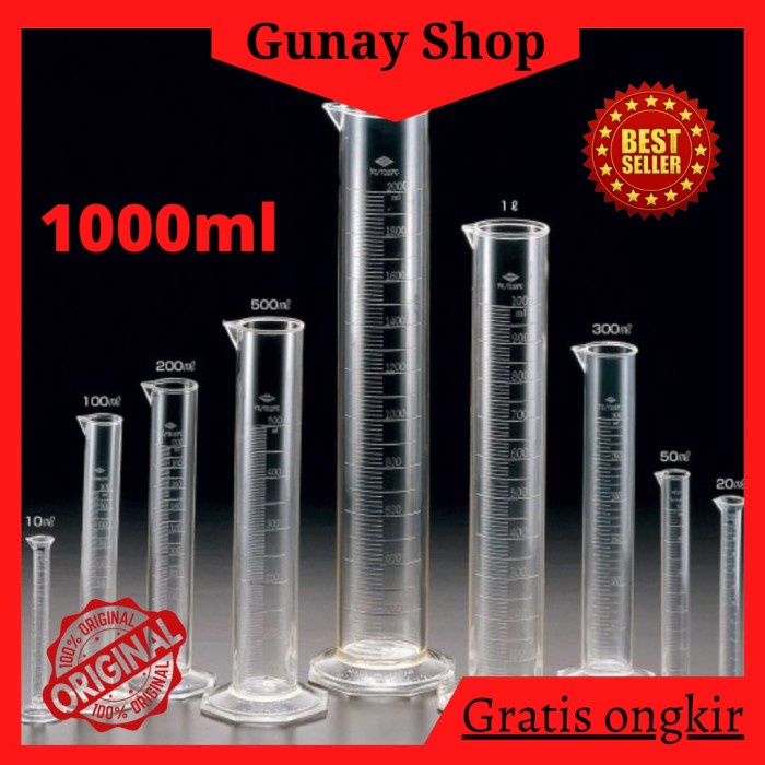 Grosir GELAS UKUR KACA 1000ML l ALAT UKUR CAIRAN 1 LITER