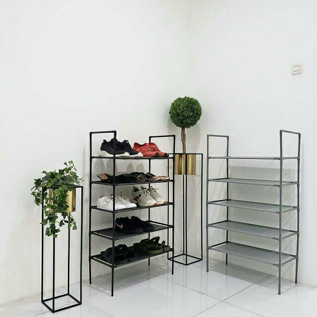 RAK SEPATU 5 SUSUN / 4 SUSUN AMAZING SHOES RACK PORTABLE