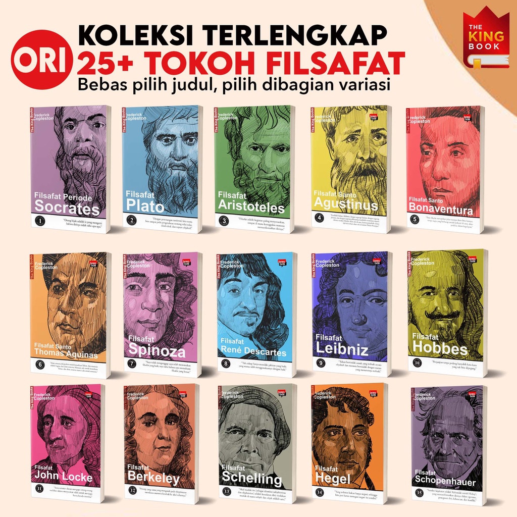 Paket buku filsafat plato paket buku filsafat/tokoh filsafat/seri filsafat/filsafat klasik hingga mo