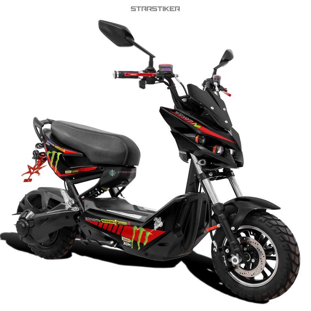 IN1 DECAL STRIPING STIKER SUNRACE NEW F1 INSKEI SEPEDA LISTRIK TAIWAN SEMI POLA