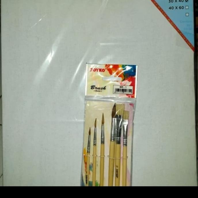 

Kanvas lukis paket ukuran 30 cm x 40 cm