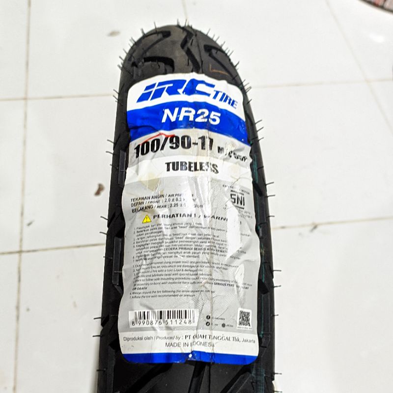 Ban Luar Tubeless IRC 100/90-17 NR25