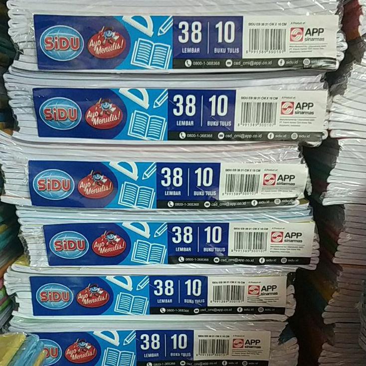 

Promo !! BUKU TULIS SIDU / SINAR DUNIA 38 , ISI 10 BUKU 지