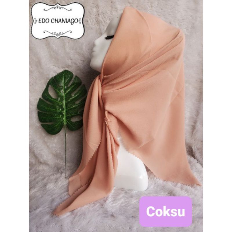 Hijab Bella Lacer Cut Pollycotton Premium