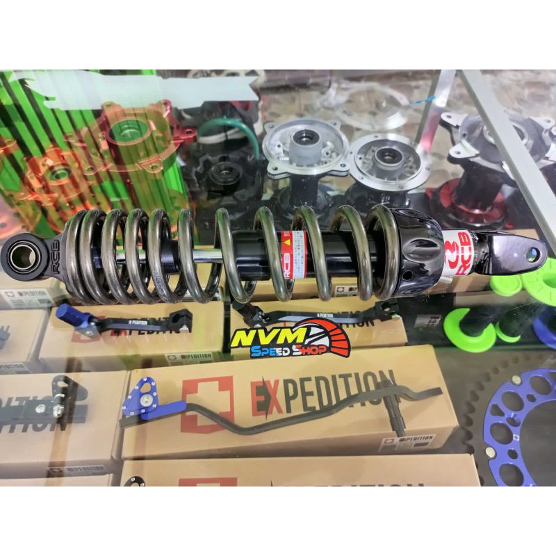 SHOCK BREAKER SHOCK BELAKANG RCB A2 SERIES MATIC UKURAN 310MM MIO BEAT SCOOY VARIO FINO MIO M3