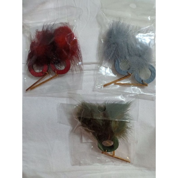 Anting Tusuk Bulu Gold Import