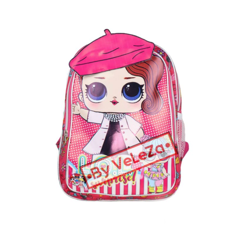 Tas ransel troli anak karakter lol - tas ransel anak - tas troli