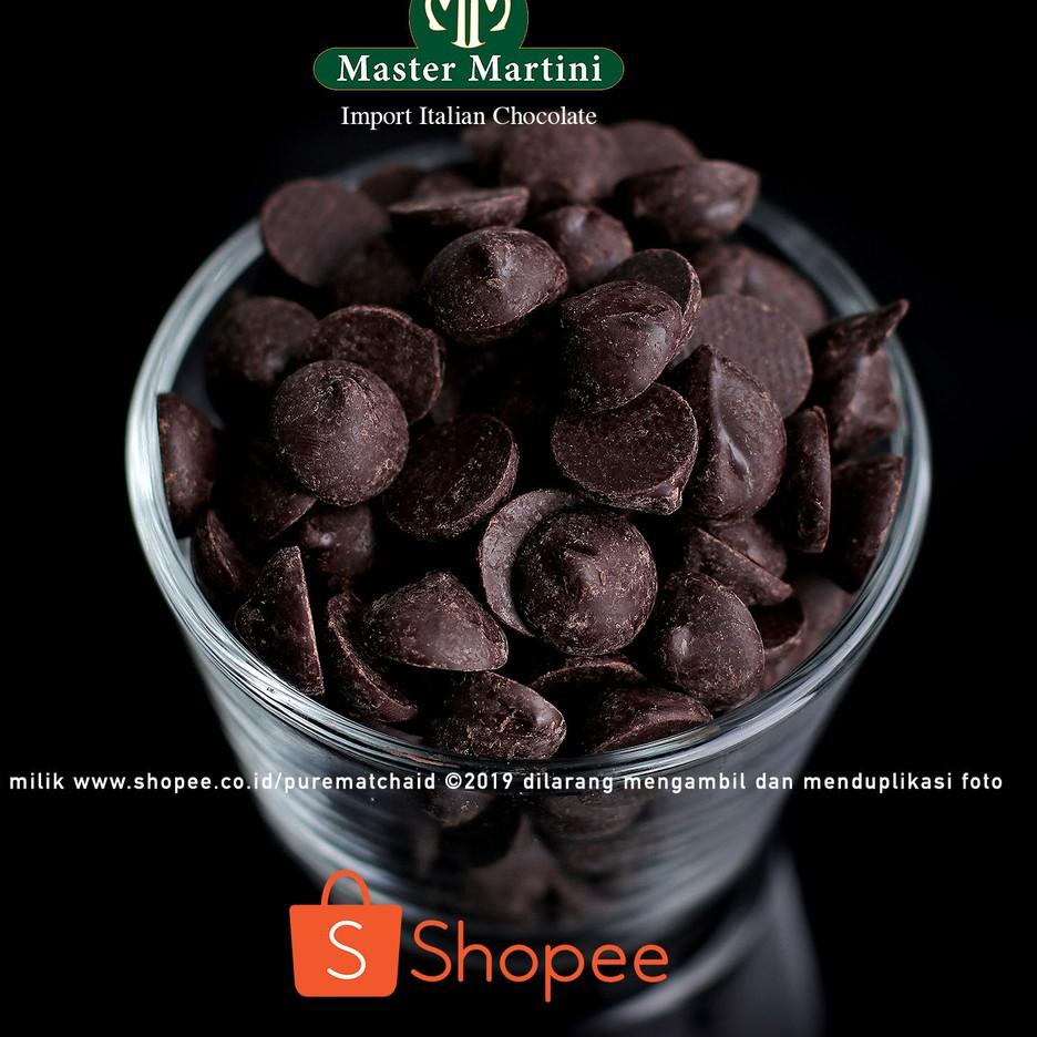 

KodeXx4X8--Master Martini ARIBA 72% DARK Chocolate COIN Couverture Cokelat 100gr