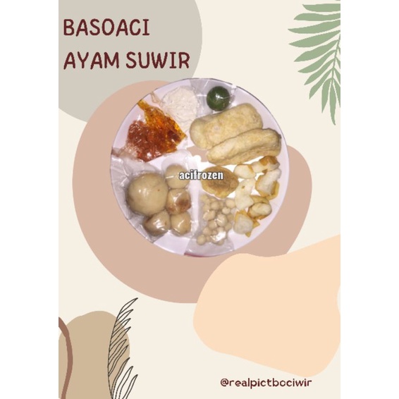 

paketan Bisa COD Baso Aci Ayam Suwir isian lengkap termurah