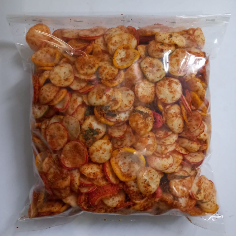 

murah kerupuk seblak 1kg pedas / cemilan pedas seblak sebring 1kg