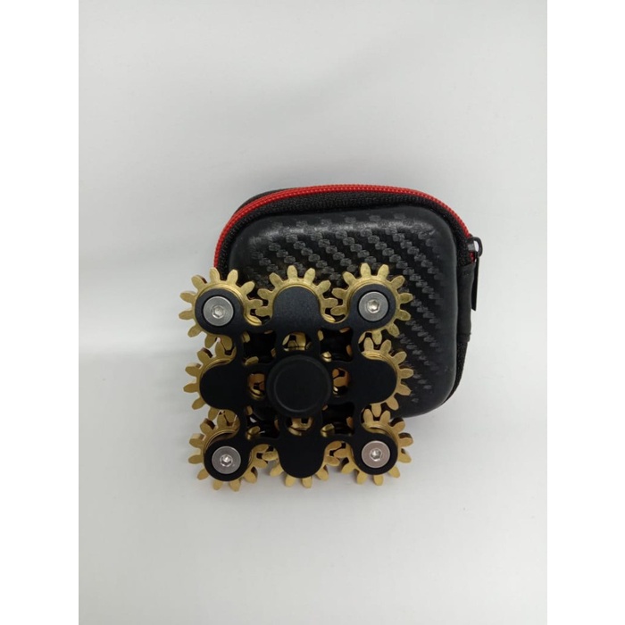 Tocushop - 9 Bearings Wheel Gears Fidget Spinner Electric Saw Metal Hand Toys