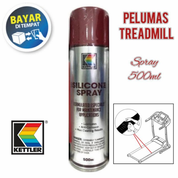 Tramp Silicone Oil Spray Kettler Pelumas Treadmill Dan Alat Fitness