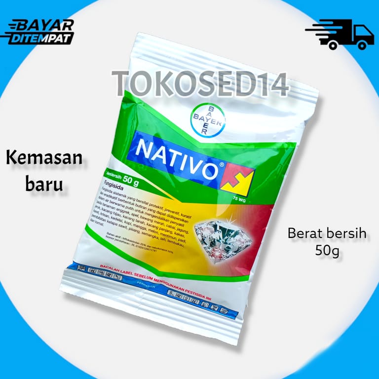 FUNGISIDA NATIVO 75 WG FUNGISIDA 50 GRAM BAYER 2 BAHAN AKTIF
