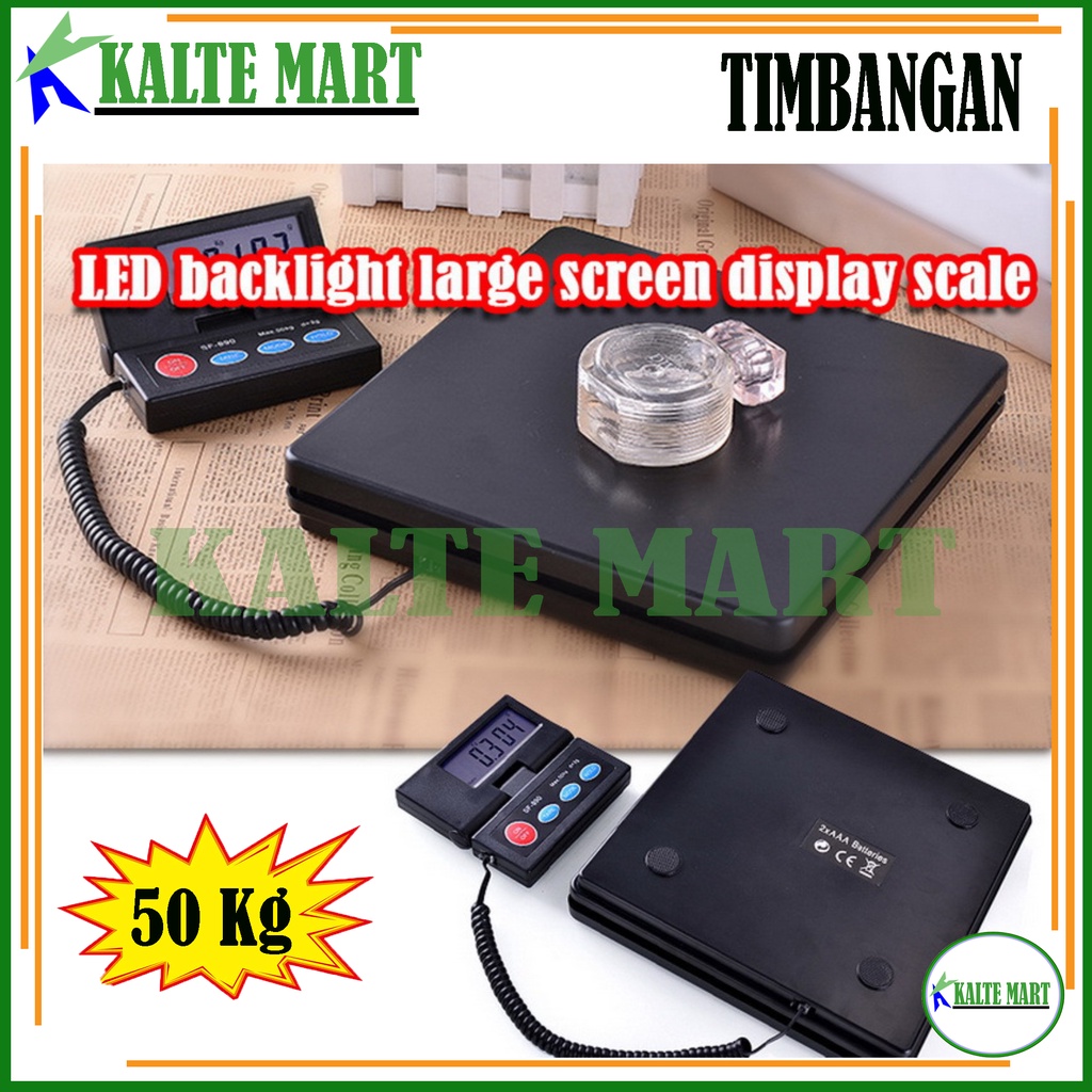 Timbangan Digital 50kg 1gram Timbangan Laundry Timbangan Buah dan Sayuran Timbangan Counter Timbangan Barang Paket