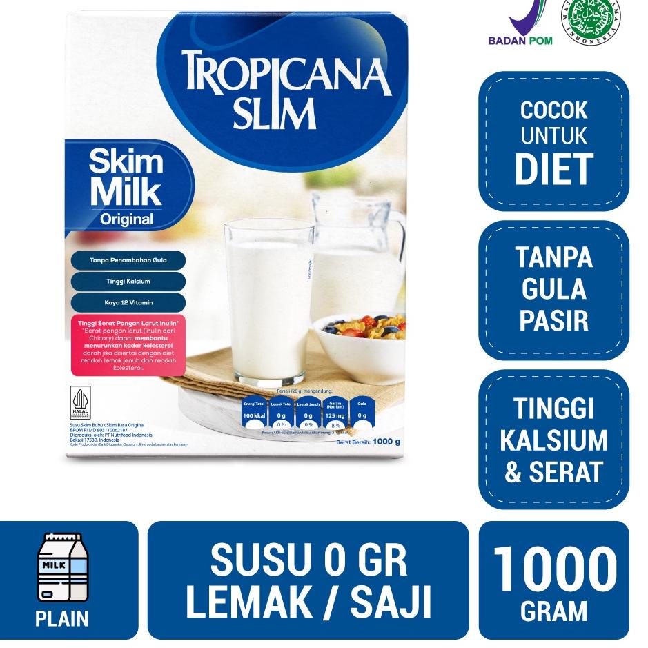 

Terbaru--Tropicana Slim Susu Skim Original 1000 gram - Bantu Turunkan Kolesterol