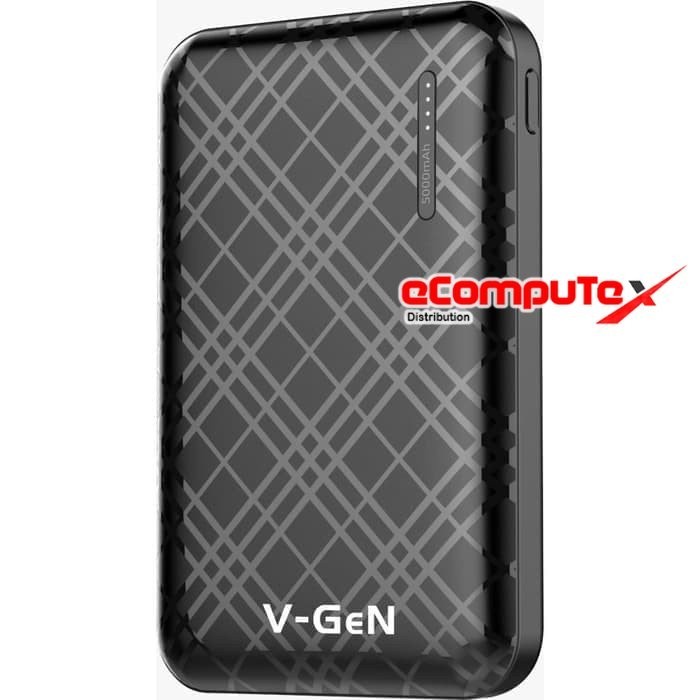 POWERBANK V-GEN PB-V508 RESCUE POWER BANK VGEN 5000MAH SUPPORT TYPE C