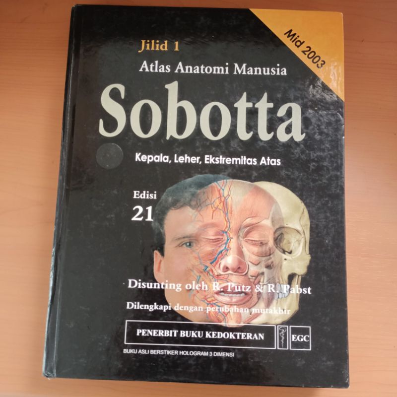 Atlas Anatomi Sobotta edisi 21 jilid 1 dan 2 preloved