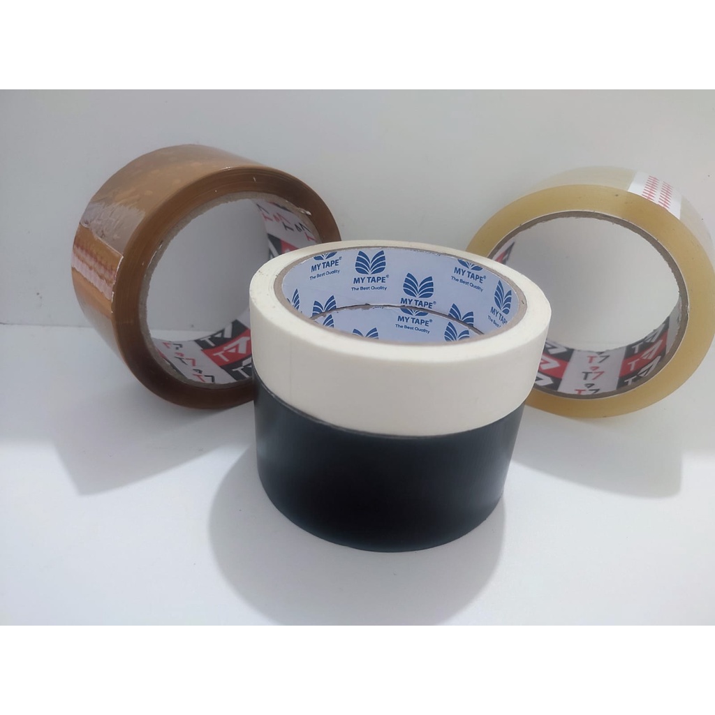 

Lakban Murah Bening/Coklat/Kertas/Kain Hitam