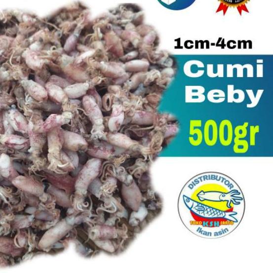 

EXCLUSIVE!ikan asin beby cumi-500gram|KD1