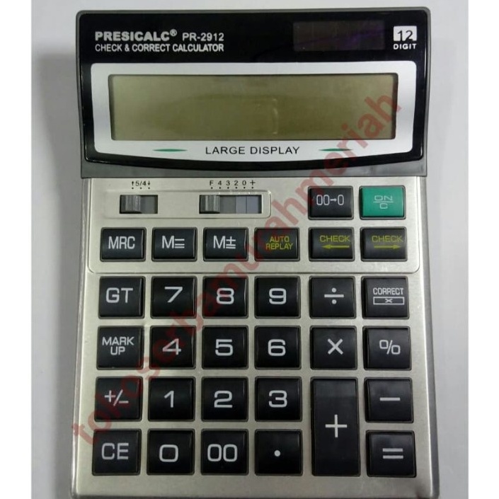 

7B0 Kalkulator Kasir Warung Toko Presicalc PR-2912 Model Baru
