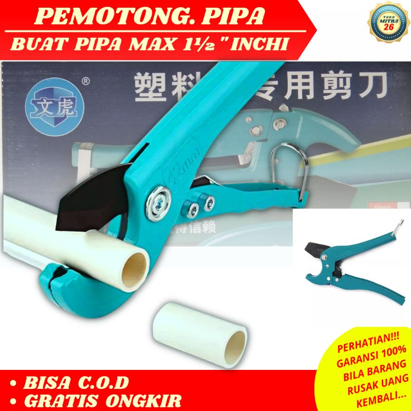 Tang Gunting Alat Pemotong Pipa  Paralon Ukuran Besar