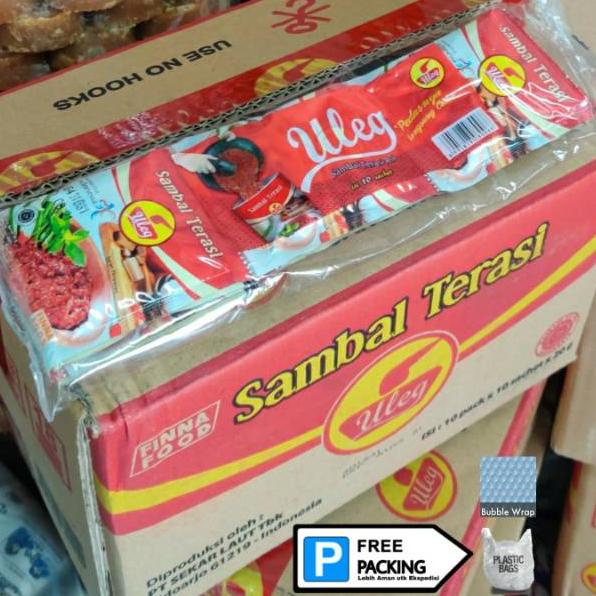 

kodeBb0B5--Finna Sambal Uleg Terasi Sachet Pack Renceng 10 x 20gr