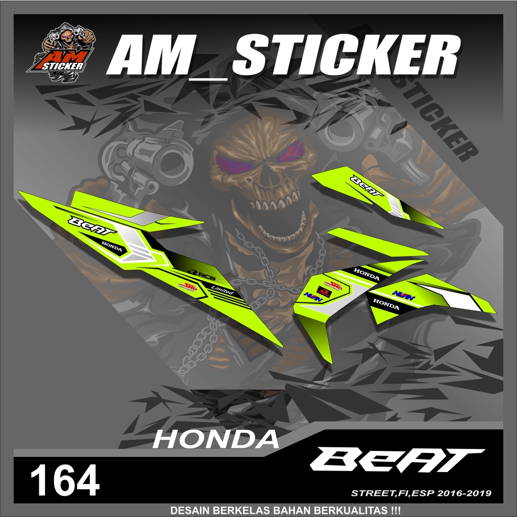 164 STIKER Skotlet STRIPING BEAT FI SREET EPS 2013-2019 DESAIN RACING - STRIPING BEAT DESAIN RACING