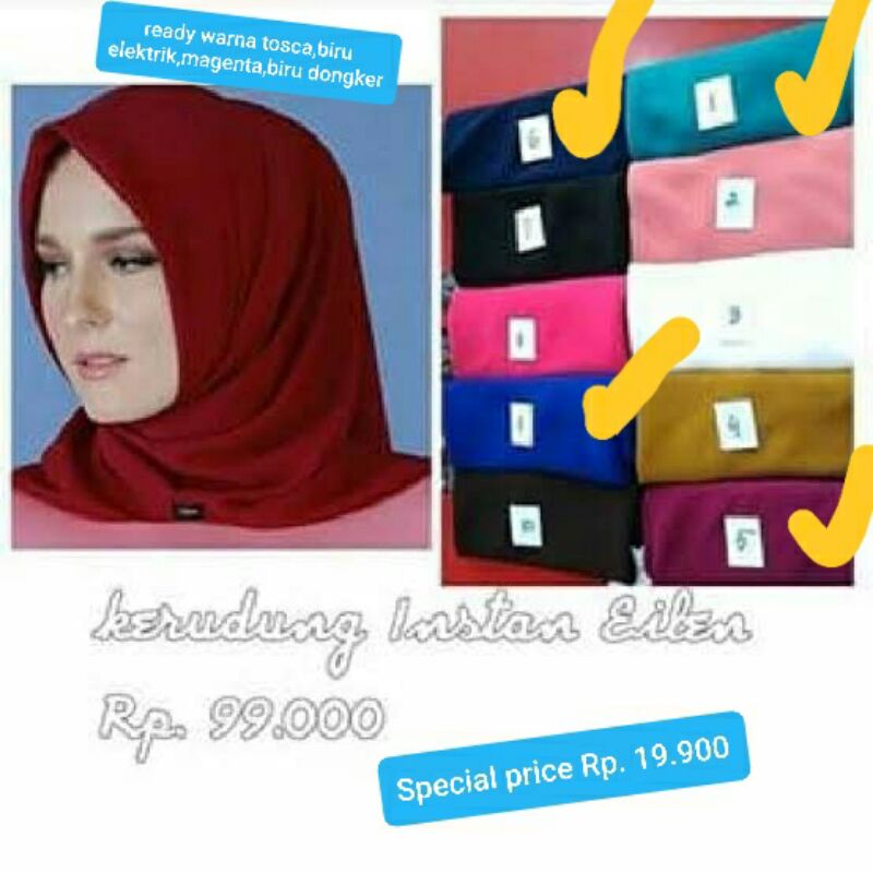 SALE jilbab instan Zoya