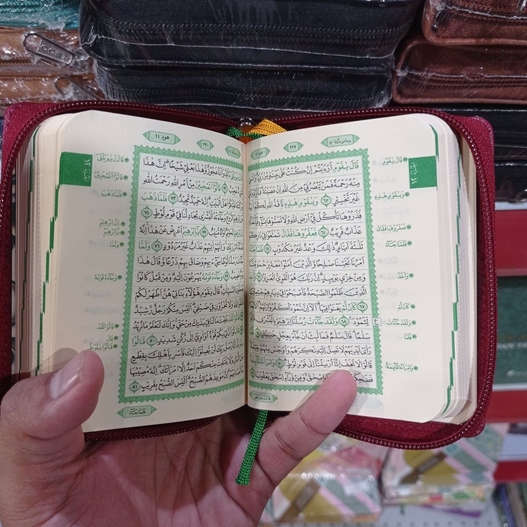 Al Quran Hafalan Resleting Ukuran A7 Halim Quran