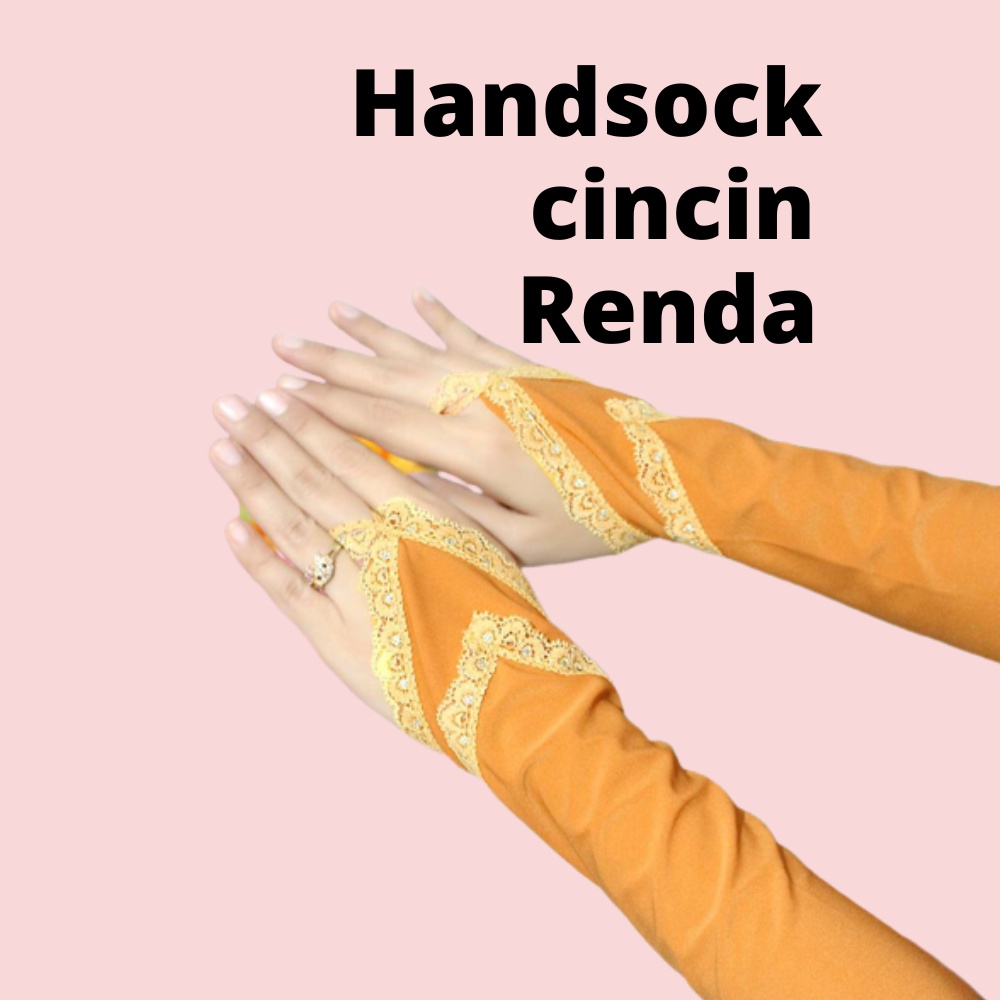 Manset Lengan Handsock Cincin Renda Dalaman Baju Muslim