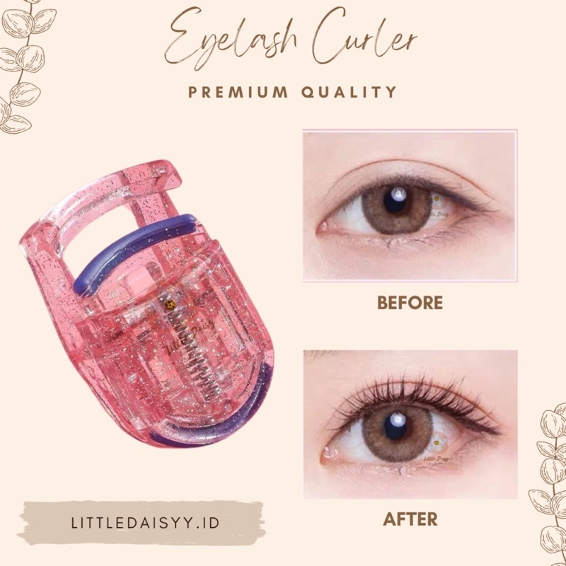 PREMIUM MINI PORTABLE EYELASH CURLER LONG LASTING / PENJEPIT BULU MATA / PELENTIK BULU MATA GLITTER KOREAN TAHAN LAMA