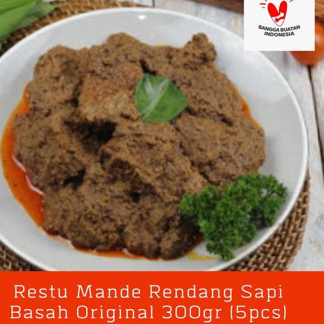 

TRXTt0T4--Rendang Basah Padang Restu Mande Ori 300 Gram