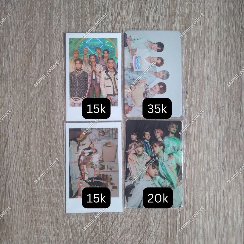 pc grup nct dream candylab v2, pola group from home fh & make a wish maw, sticker set kick back wayv