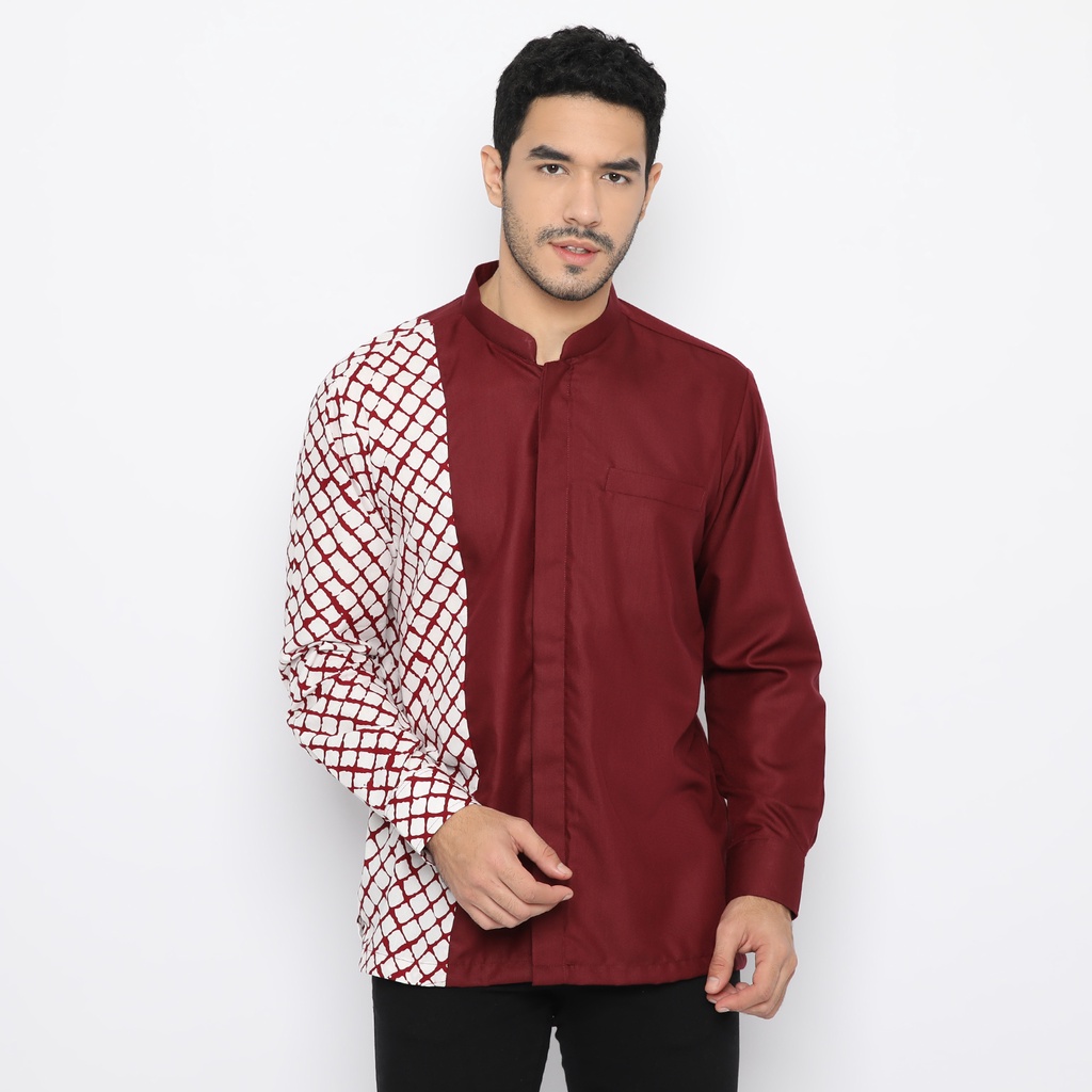 Jual Baju Koko Batik Pria Modern Premium Al Martin Arfan Collection