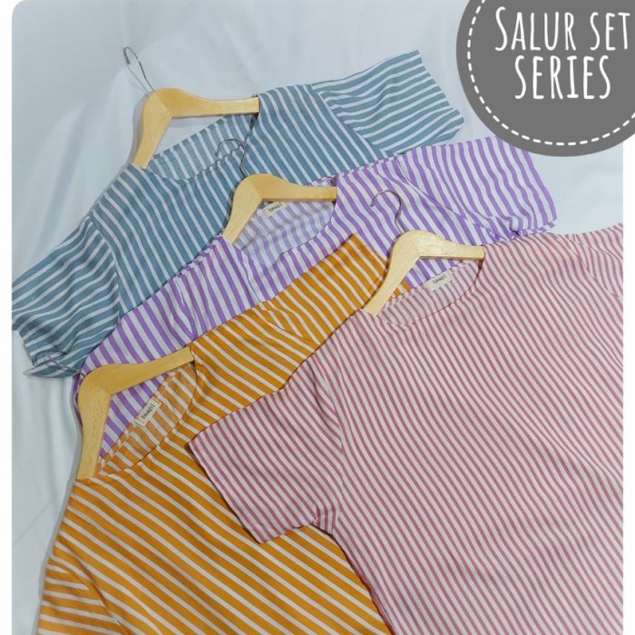 Setelan Baju Rumah Wanita Celan Panjang Bahan Katun Rayon Promo