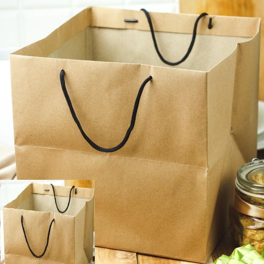 

New 5pcs(PB6)Paper bag tas belanja kantong kertas shopping bag kraft paper