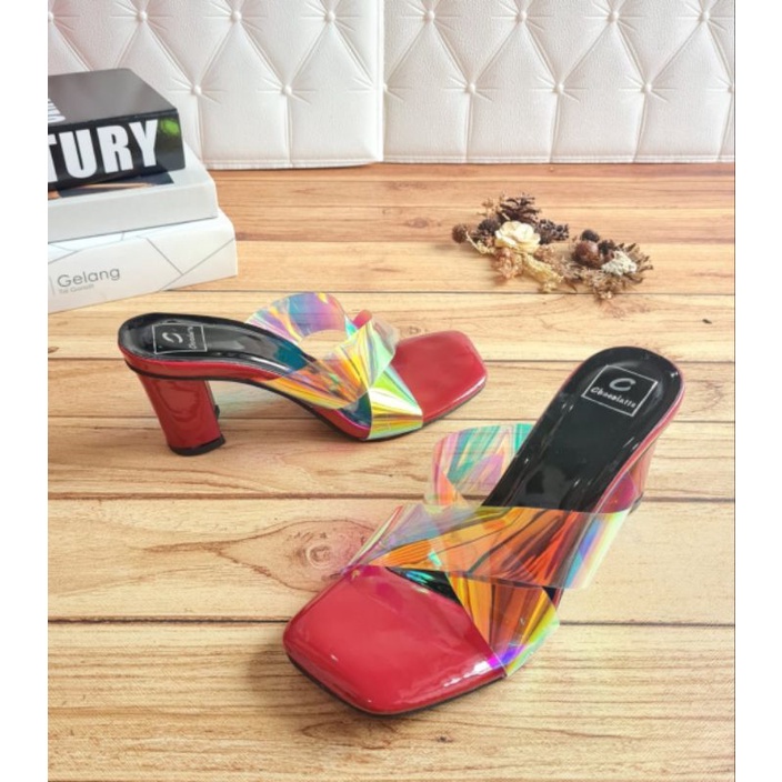 ABBUSHOES RY 17 sendal hak tahu mika 3 dimensi 7cm