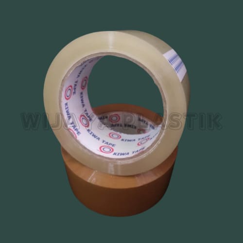 

Lakban Kiwa Coklat atau Transparan 48mm - TRANSPARAN (HARGA MURAH)