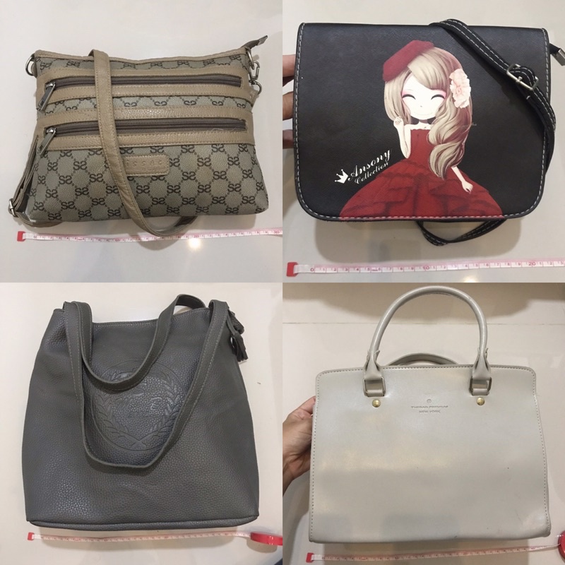 PRELOVED PAKET 4in1 ssamzie, ansony, tote, handbag