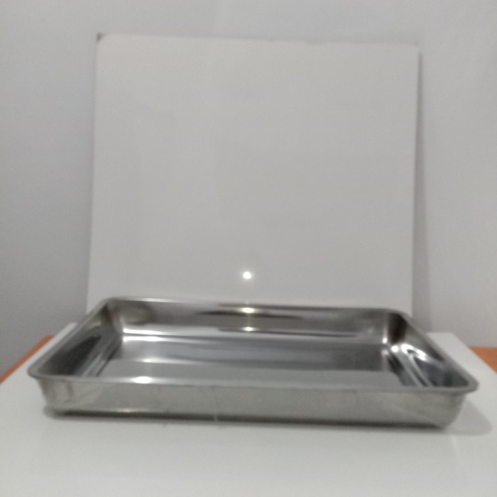 Nampan Nampan Stainless 60 Cm X 40 Cm X 4,8 Cm Baki Super Besar Tebal Awet