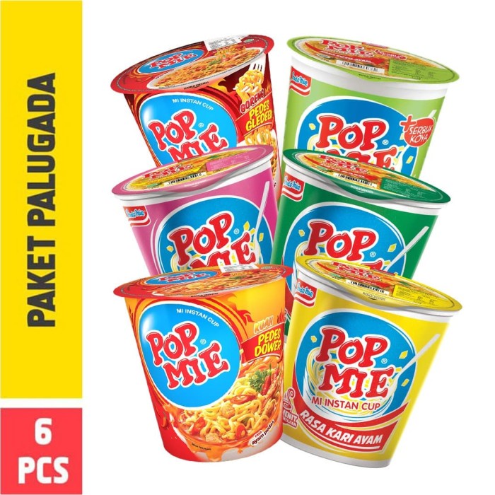 

NEW Pop Mie Paket PaLuGaDa 6pcs 450gr