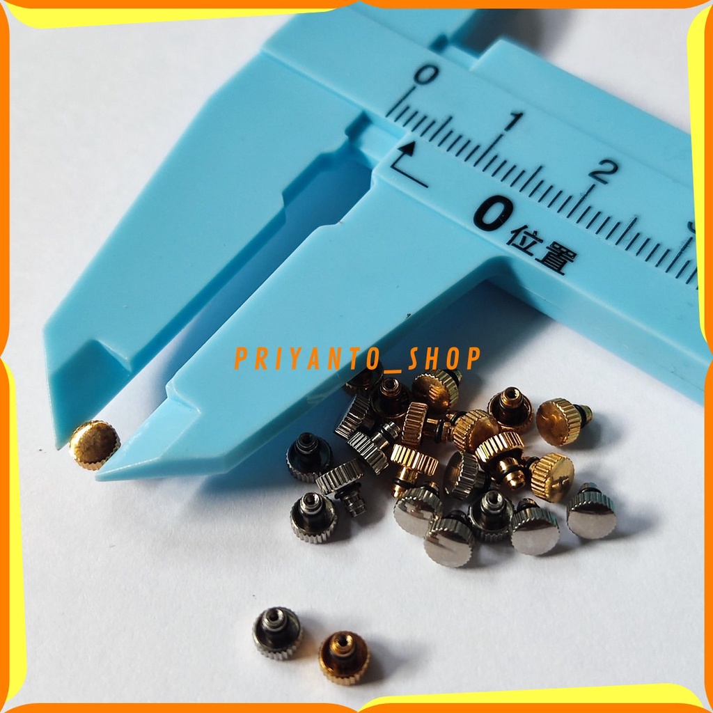 Knop kenop putaran jam tangan Seiko 6309 Knop 6309 Crown Seiko