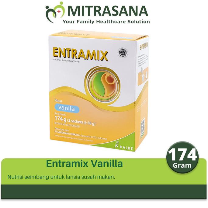 

[ COD ] Entramix Nutrisi atau Susu Untuk Lansia Susah Makan - vanila