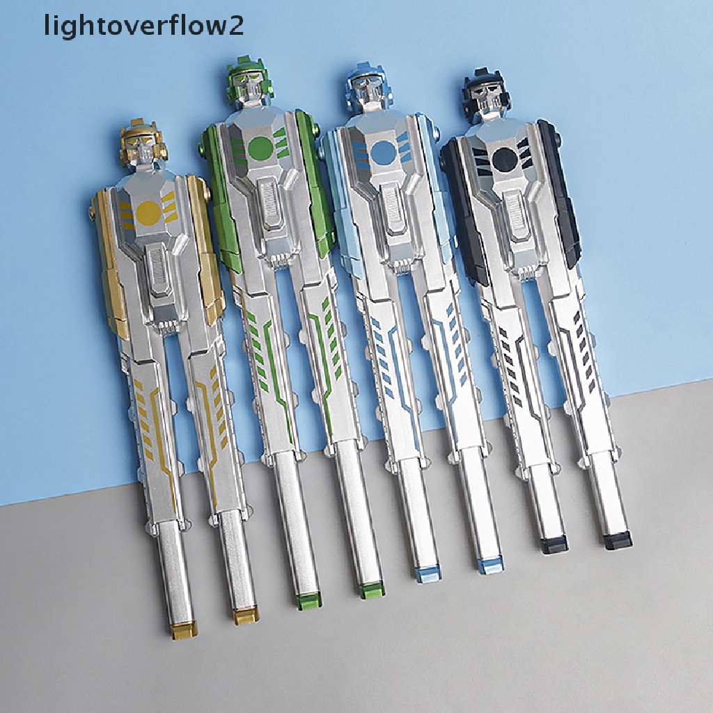 (lightoverflow2) Pulpen Gel 0.5mm Bentuk Robot Deformation