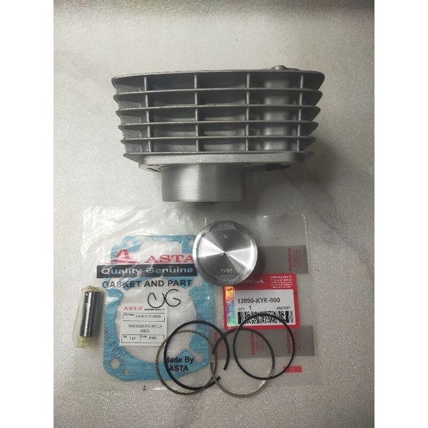 BLOK SEHER KOMPLIT HONDA MEGA PRO NEW/VERZA LAMA ORI KYE