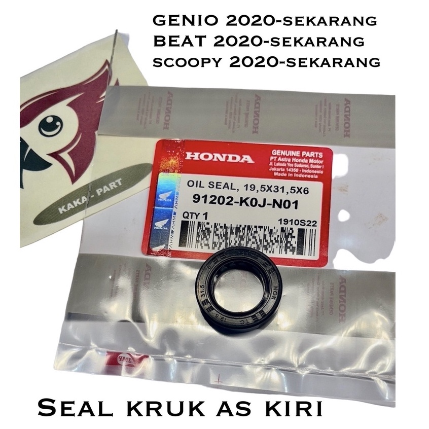 sil kruk as seal kruk as kiri CVT genio beat led esp kode 91202-K0J-N01