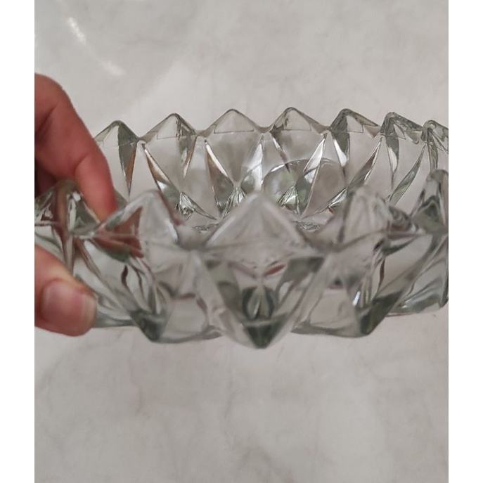ASBAK BELING/ASBAK KACA BULAT BERMOTIF/SUPER TEBAL