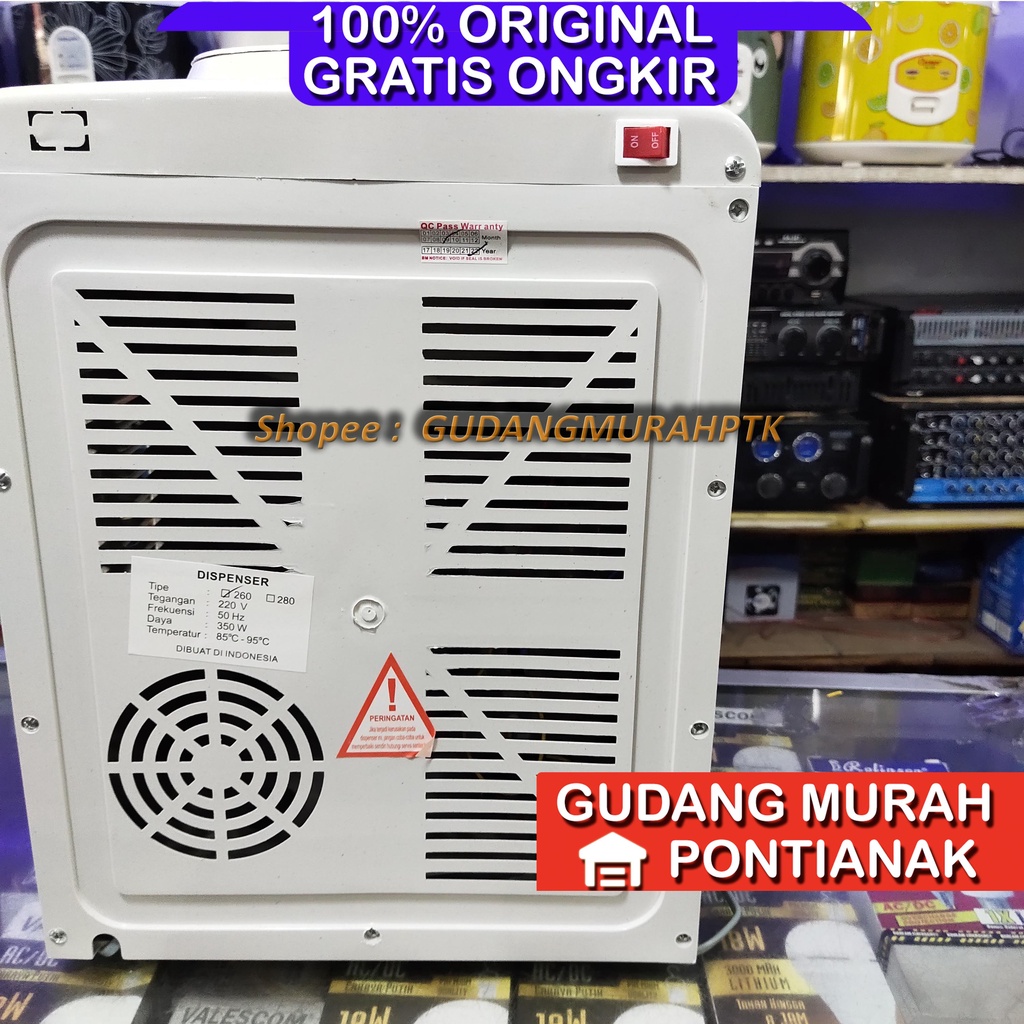 Dispenser Meja VITARA VTR-260 PANAS dan NORMAL Penampung air PROMO MURAH