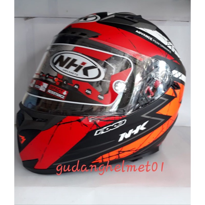 HELM NHK RX9 MOTIF | FULL FACE DOUBLE VISOR