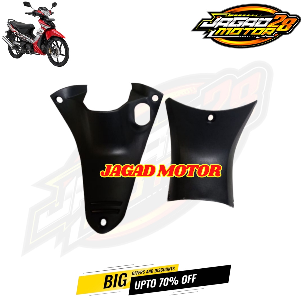 Reksil Kunci Atas Bawah Supra X 125 New Batman / Dek Reksil Legshield Tengah Atas Bawah Honda Supra X 125 New Batman / Cover Tengah Dek Kunci Atas Bawah Supra X 125 New Batman